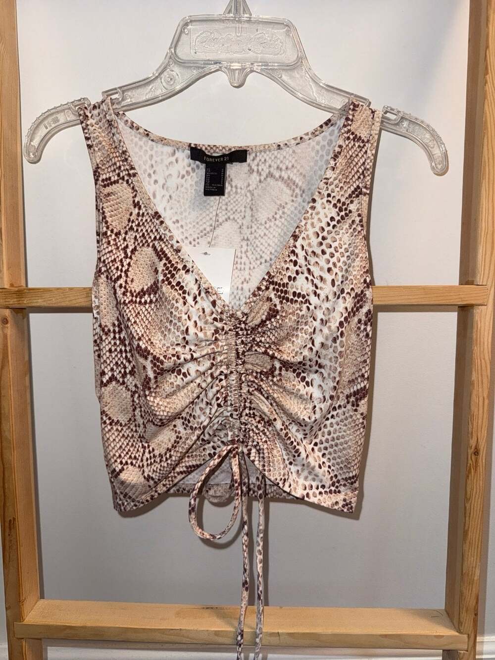 New Forever 21 Cropped Tank Blouse